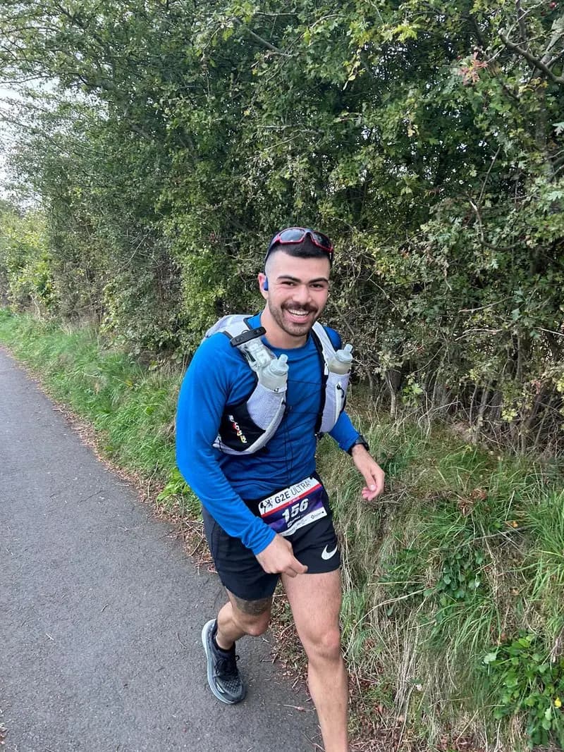Marathon finisher
